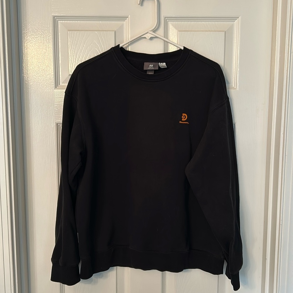 H&M Loose Fit Coupe Ample Black Sweater Size M